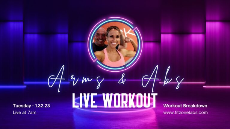 LIVE Arms & Abs Garage Workout