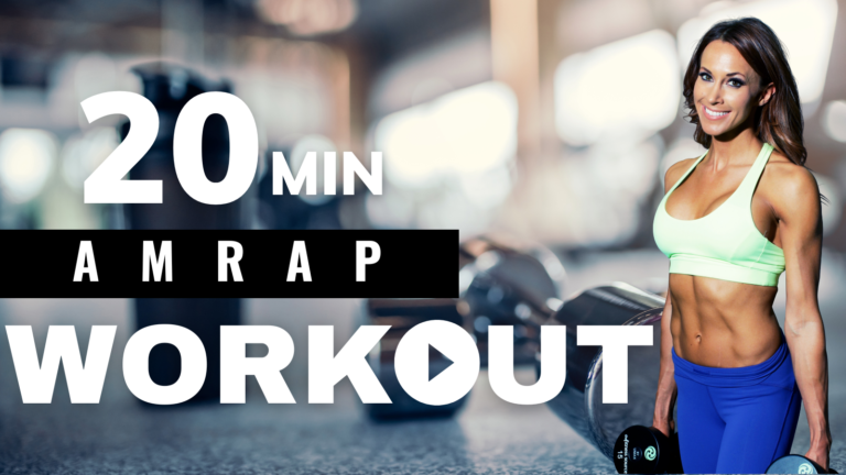 20-Minute AMRAP Workout (Lean Arms & Toned Abs Fitzone30 Home or Gym)